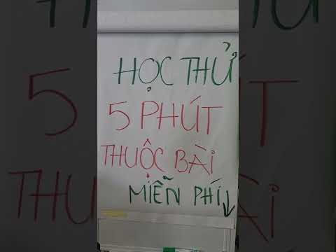 Video Mời đăng ký học thử chương trình 5 phút thuộc bài - YouTube