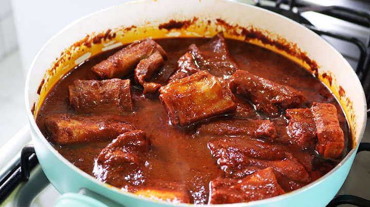 Costillas de cerdo en salsa roja 🍖😍 Receta fácil y deliciosa 😉