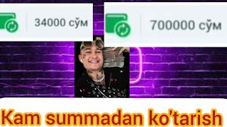 Hamma Soragan Kam Summadan Koʻtarish Videosi Bu Ketishda Kontora Bankrot Boʻladi