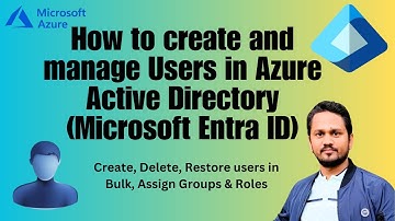 How to Create and Manage Users in Microsoft Entra ID | Create, Delete and Restore Users in Bulk