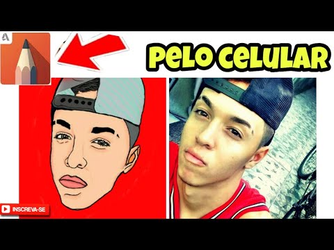 COMO FAZER DESENHO CARICATURA PELO APP AUTODESK