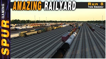 The BIGGEST and Most Impressive Rail Yard in Train Simulation | Run 8 Train Simulator