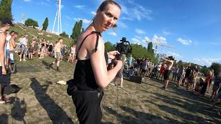 Street Music In Mauer Park Berlin 2018-07-29 - Beat Boxing Gopro Part 3 - Filmed By Nora