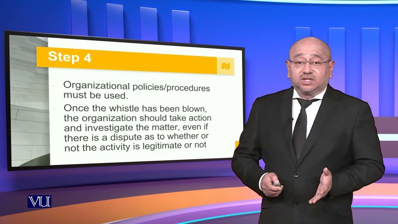 The Process of Whistleblowing | Corporate Governance | MGT717_Topic119