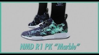 adidas nmd r1 pk green marble