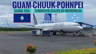 TRIPREPORT | United Airlines (ECONOMY) | Boeing 737-800 | Guam - Chuuk - Pohnpei