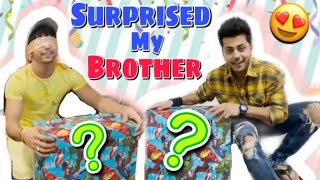 SURPRISED MY BROTHER *Best Birthday Gift* 🎁 | ft.  @SiddharthNigamofficial   | Abhishek Nigam