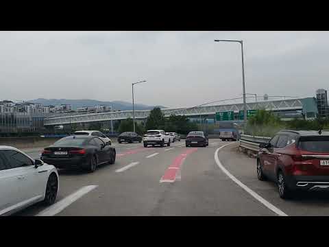 경부고속도로 판교톨게이트 지나 판교분기점