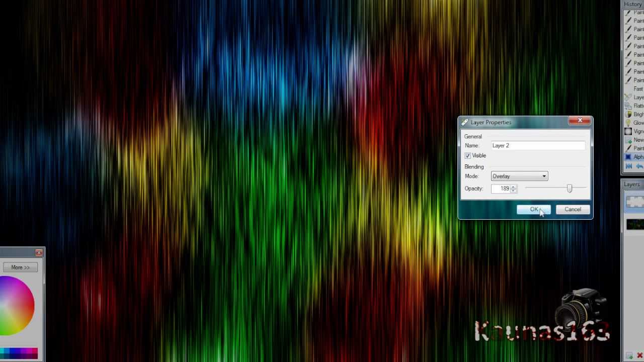 Paint.NET tutorial number 135 - Colorful wallpaper - YouTube