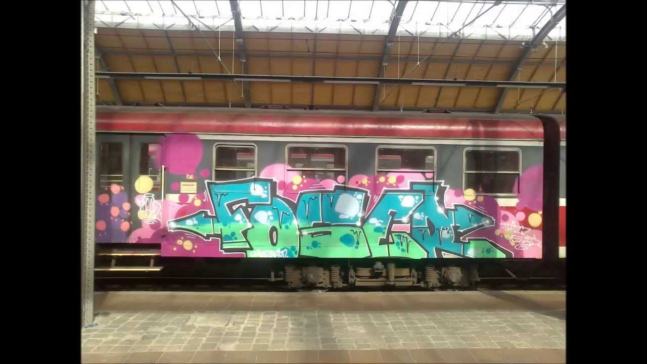 Graffiti na pociagach Panele
