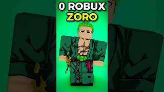 How to Make Zoro in Roblox for FREE! ⚔️💚 #shorts How to Make Zoro in Roblox for FREE! ⚔️💚 #shorts