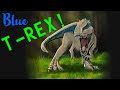 Painting In Procreate -BLUE T-REX Time Lapse