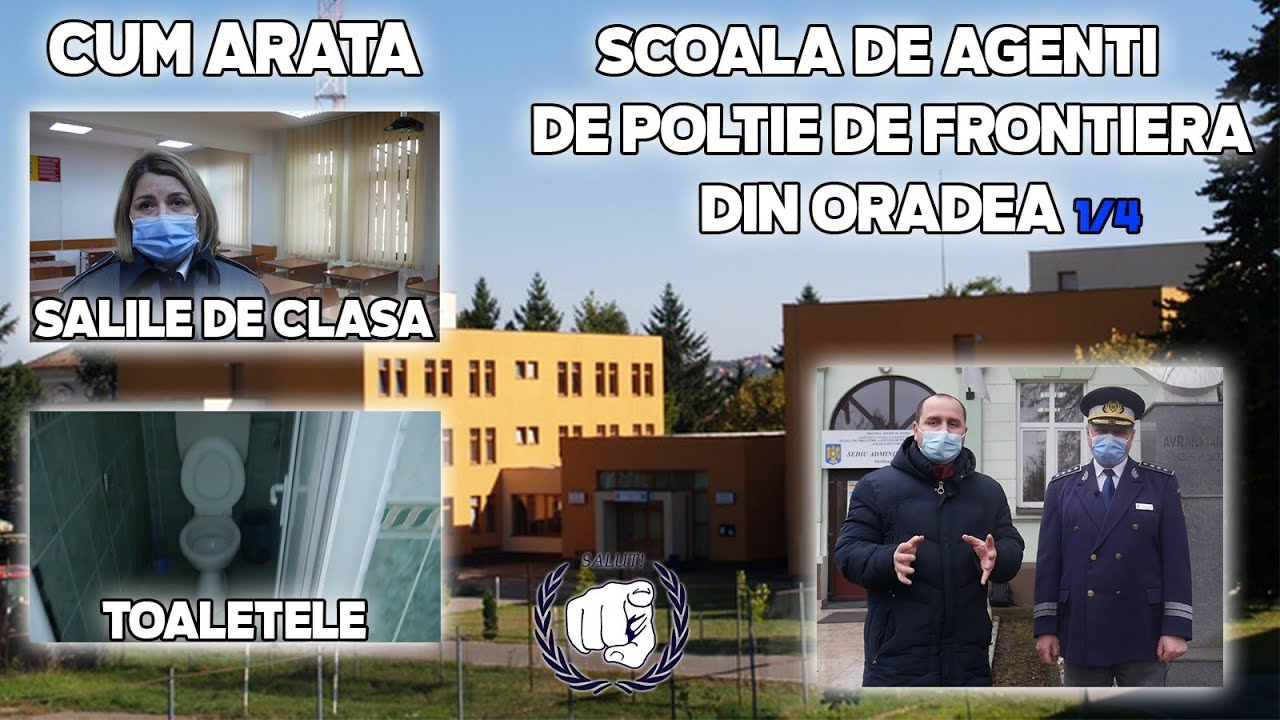 Cum arată SALILE de clasă și TOALETELE in Scoala de Agenți de poliție de frontieră Oradea?Partea 1/4