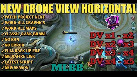 Drone View Horizontal Latest Update | Next Patch 1.5.88 | Working All Maps & All Graphics | MLBB