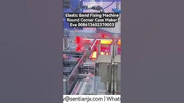 Elastic band fixing machine #elasticband #machine #factory #notebook #diarymaking #printing