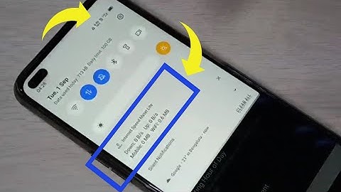 How To Show Internet Speed and Daily Data Usage on Notification Bar in All Realme Phones - 2 Ways