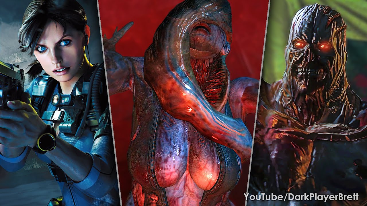 Resident Evil Revelations - Все боссы (на английском) [HD]