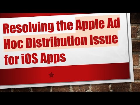 Resolving the Apple Ad Hoc Distribution Issue for iOS Apps