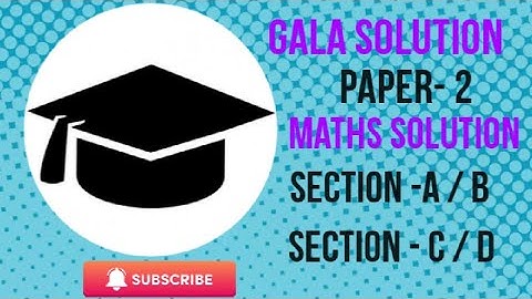 gala paper-2 solution english medium #PLdWtNx1hUbJIrH3Yl03EQySwrkibaHQwo #assignmentGala