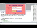 Visual Basic 6.0 Age Calculator Program | TextBox & Command Button Control Explained | RYCTC