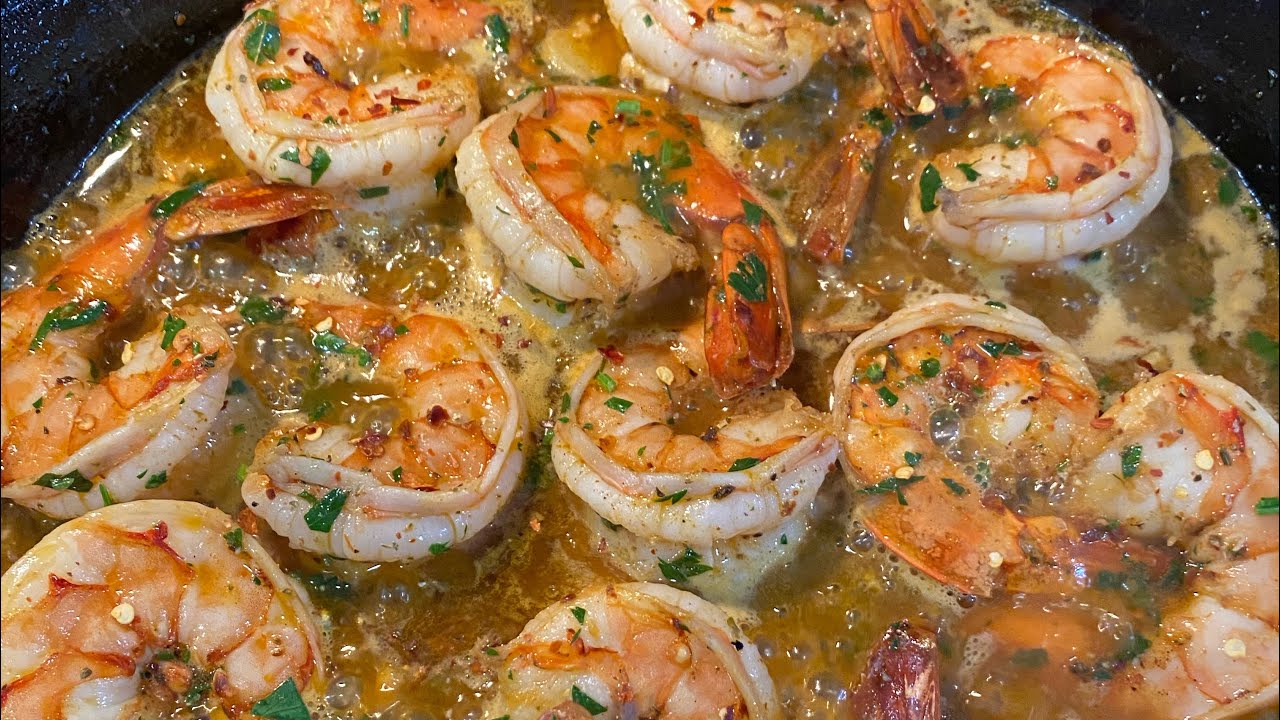 Spanish garlic shrimp YouTube