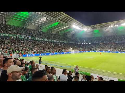 כולם לקפוץ אחרי ה0 1 של פיירו כל האיצטדיון באוויר מכבי חיפה 2 3 הכוכב האדום Haifa Red Star 