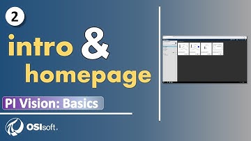PI Vision: Basics - Intro and Home Page