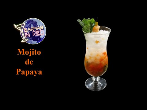 Wie man das MOJITO DE PAPAYA macht