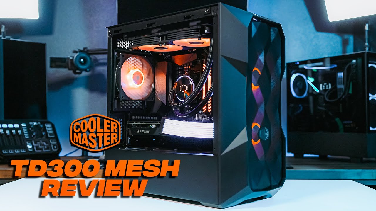 Cooler Master MasterBox TD300 Mesh Computer Case - Mini-towe (TD300WGNNS00)