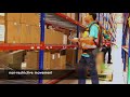 Exoskeletons in a logistics warehouse