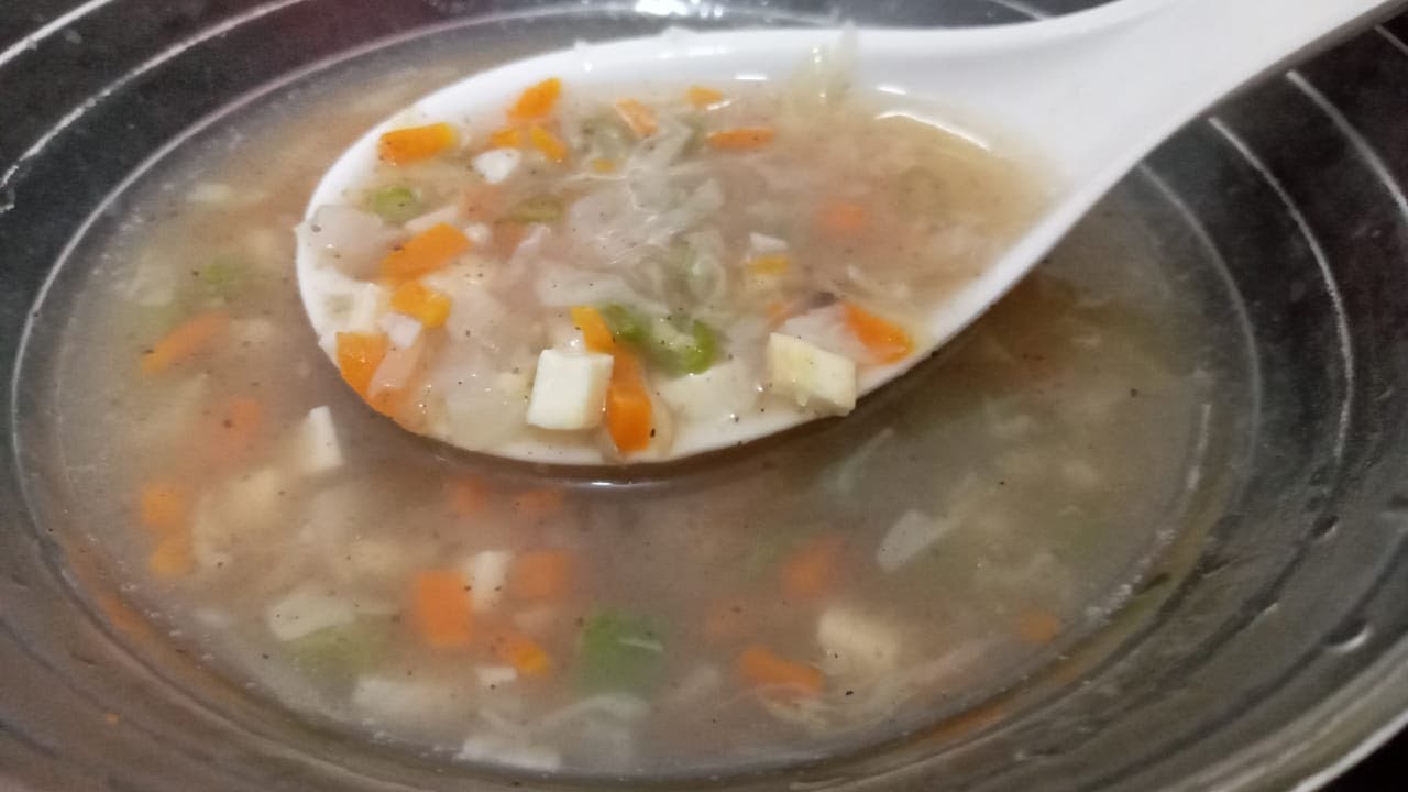 ತರಕಾರಿ ಸೂಪ್ Quick and Easy Vegetable Soup Veg Soup In Kannada YouTube