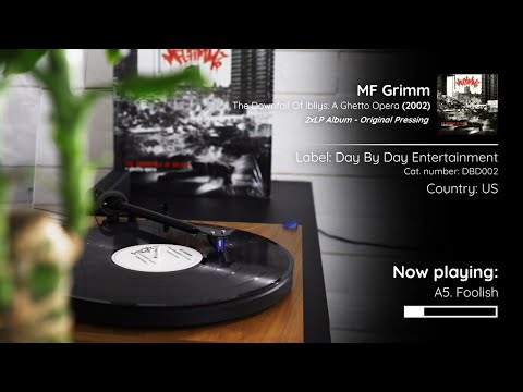 MF Grimm – The Downfall Of Ibliys: A Ghetto Opera (2002, Vinyl 