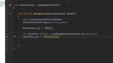 Accessing UI Components in Android Studio