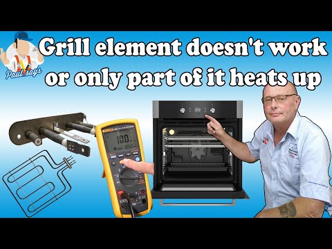 Fault 5 Oven or Cooker Grill element doesn&rsquo;t work or only part of it heats up