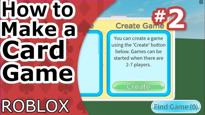 Roblox #0: Series Introduction - How to Make a Card Game in