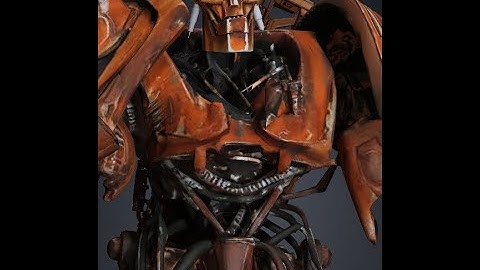 3D Model, ABC Robot from the Movie: Judge Dredd