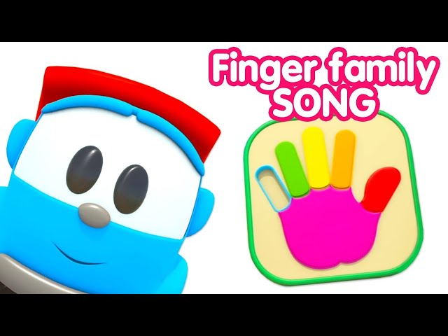 Finger Family song & Car cartoons for kids– Leo the truck & @SongsforKidsEN