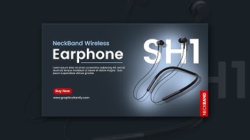 How to Design Simple E-commerce Banner | Adobe Photoshop CC