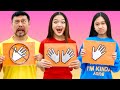 NO HAND Vs 1 HAND Vs 2 HANDS EATING CHALLENGE 
