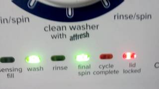 How to enter Amana washer into automatic diagnostic mode