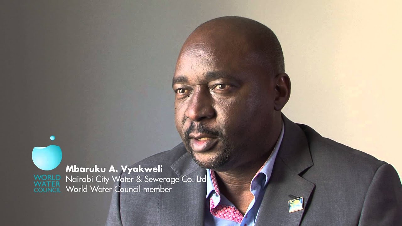 Mbaruku Vyakweli, Nairobi City Water & Sewerage Co. Ltd - World Water Council member