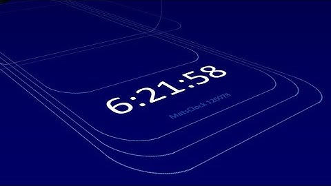 MatsClock 120078 - Free PowerPoint Digital Clock PPT