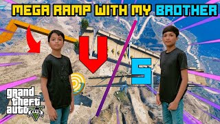 Gta 5; But I Play Mega Ramp Challeng With My Brother Ii Me V/S My Brother Ii #Gta5 #Gameplay