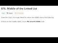 Middle of the Linked List  | @faang-academy