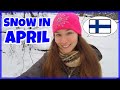 Takatalvi huhtikuussa  snowy april vlog in finland fineng subs