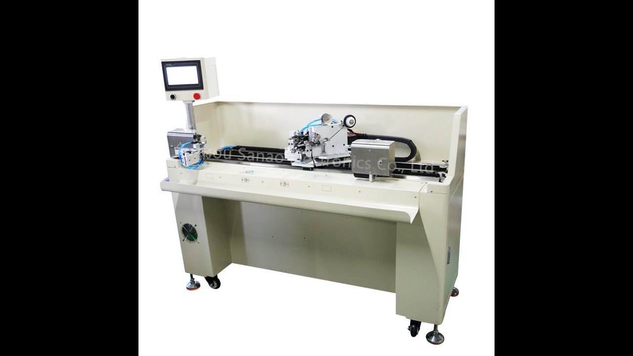 Fully-Automatic Wire Harness Tape Continuous Wrapping Machine - YouTube