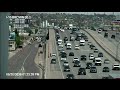 Traffic back up on I-10 at Brown