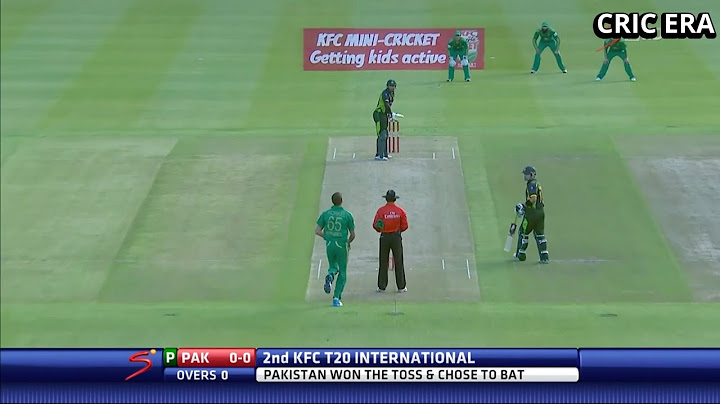 Pakistan  vs South Africa  2nd T20I  2013 at Cape Town