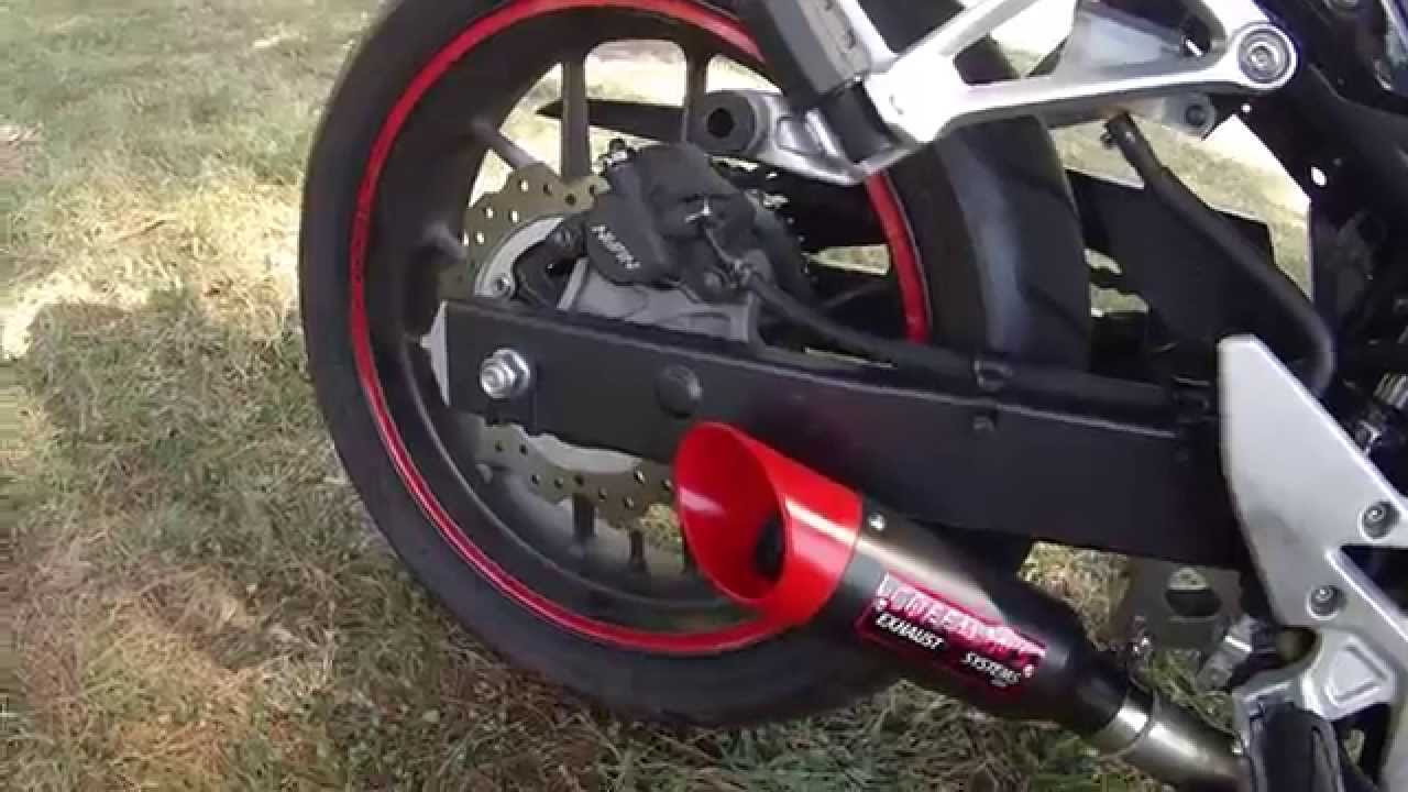 video phone lyrics 2013 CBR500R Red Tip Coffman's Exhaust