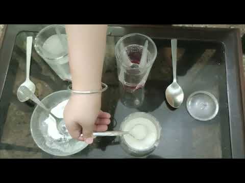 Rate of dissolving Particle size